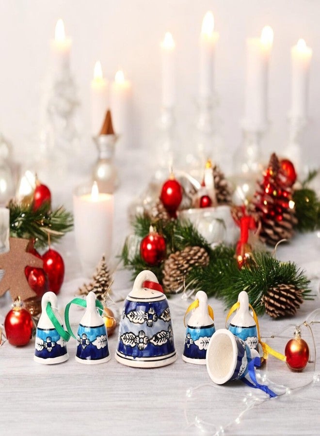 NATRIEL Merry Christmas Bells Handmade Jingle Bells Set| Tree Decoration Items | Ornaments | Props Decorations Items for Home Church (5, Option-02) - Image 4